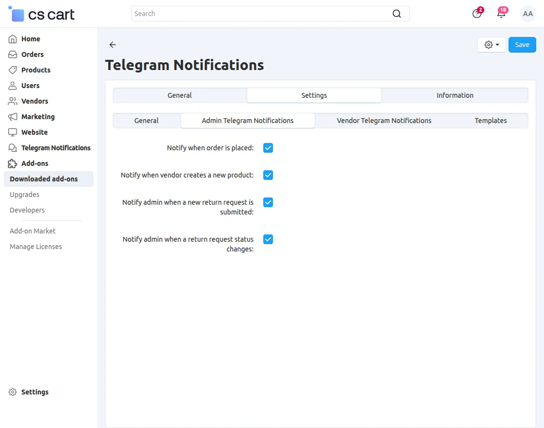 cs-cart-order-notification-admin-telegram-notification-configuration