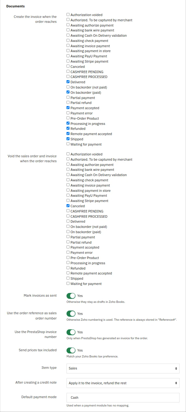 documents