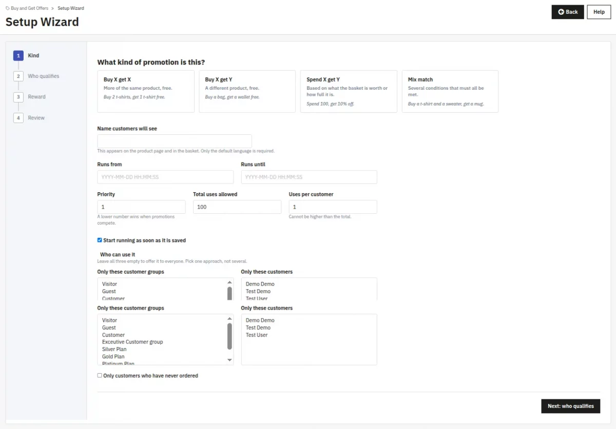 Setup Wizard