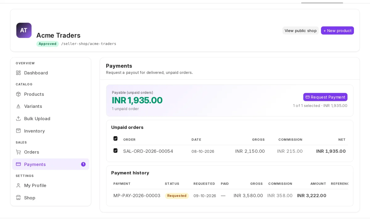 the-seller-payments-screen